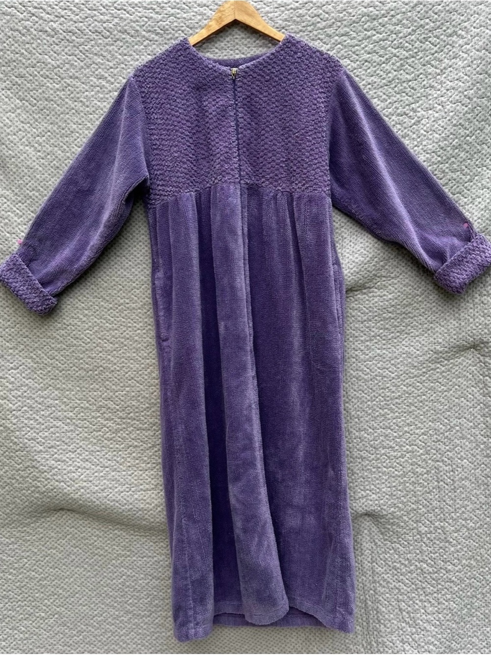 House of Chenille Lavender Robe